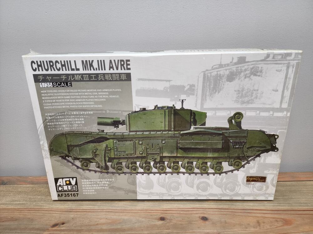 AFV Churchill MK.III AVRE 1:35 Model Kit Sealed AF35167